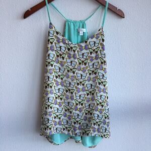 Charming Charlie Novelty Layered Butterfly Tank Y2K 90s Small